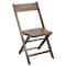 Flash Furniture Slatted Wood Folding Special Event Chair - Antique Black, PK4 4-WFC-SLAT-AB-GG - alternate 10